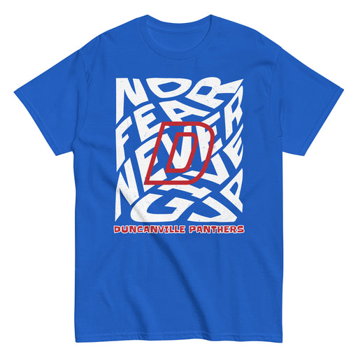Duncanville High School Panthers Royal Blue Classic Unisex T-shirt 236