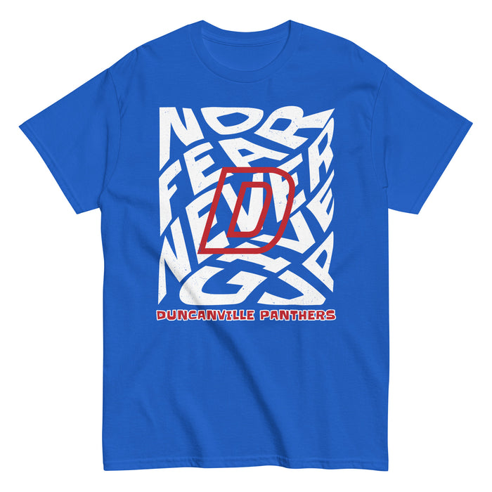 Duncanville High School Panthers Royal Blue Classic Unisex T-shirt 236