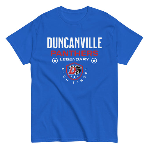 Duncanville High School Panthers Royal Blue Classic Unisex T-shirt 003