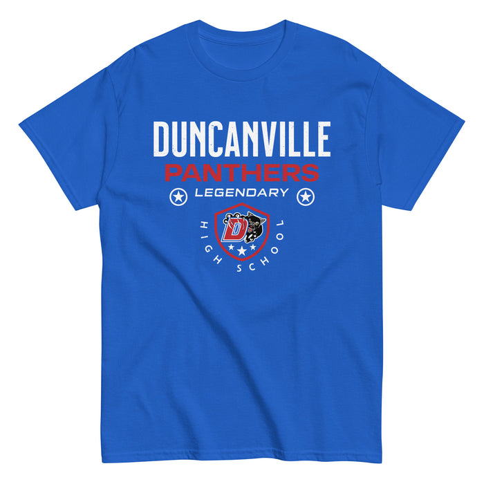 Duncanville High School Panthers Royal Blue Classic Unisex T-shirt 003