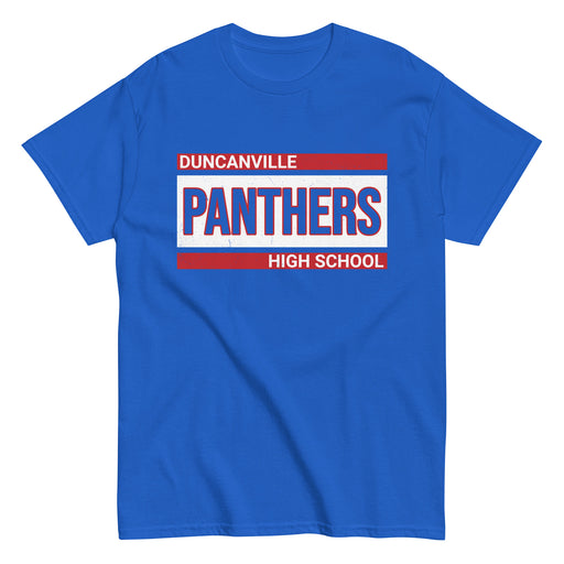 Duncanville High School Panthers Royal Blue Classic Unisex T-shirt 098