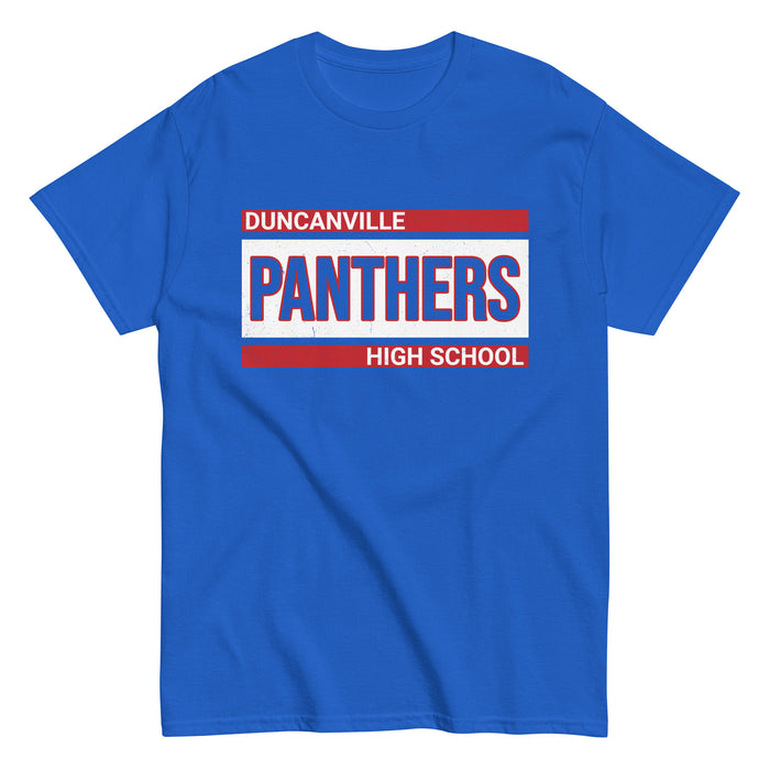 Duncanville High School Panthers Royal Blue Classic Unisex T-shirt 098