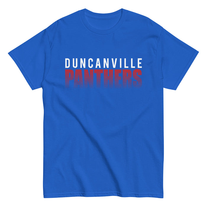 Duncanville High School Panthers Royal Blue Classic Unisex T-shirt 024