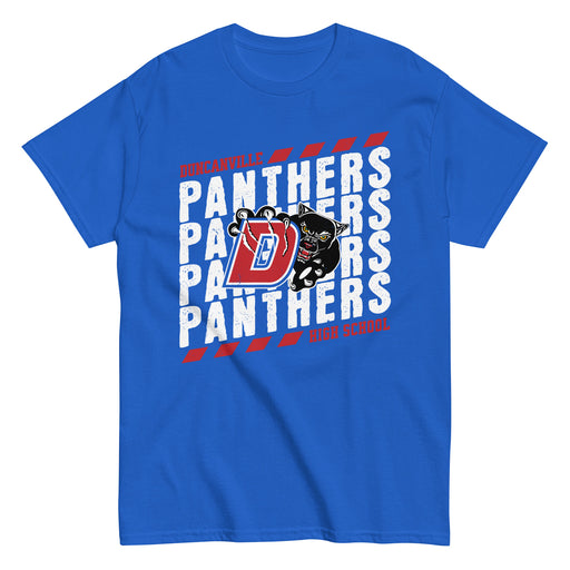Duncanville High School Panthers Royal Blue Classic Unisex T-shirt 223