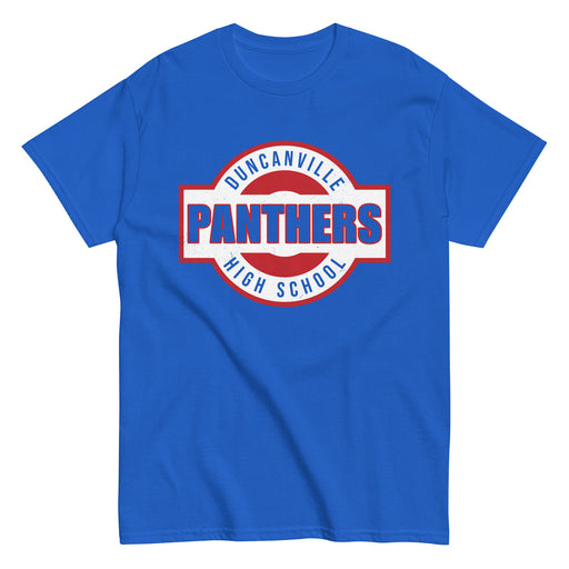 Duncanville High School Panthers Royal Blue Classic Unisex T-shirt 011