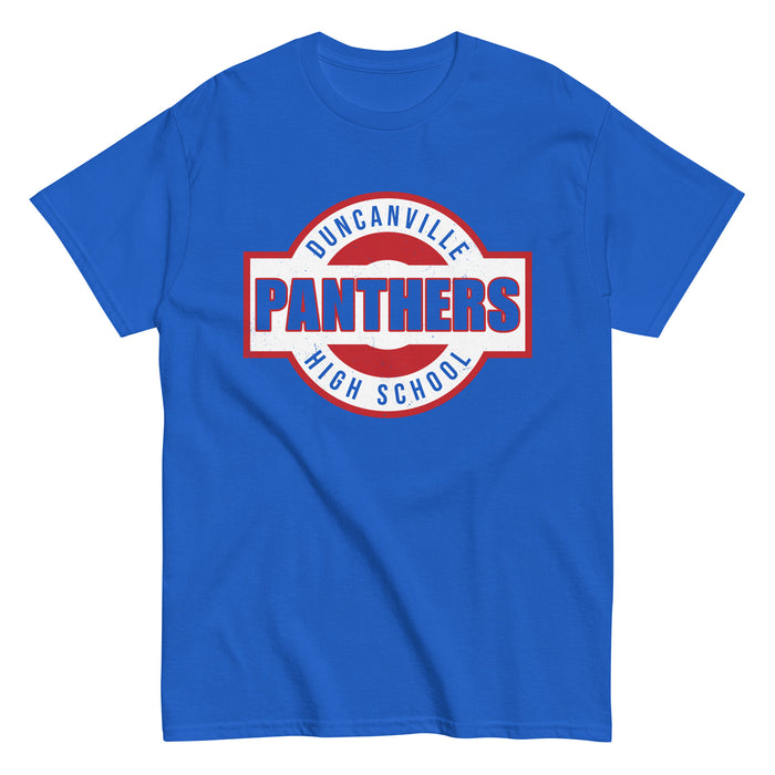 Duncanville High School Panthers Royal Blue Classic Unisex T-shirt 011