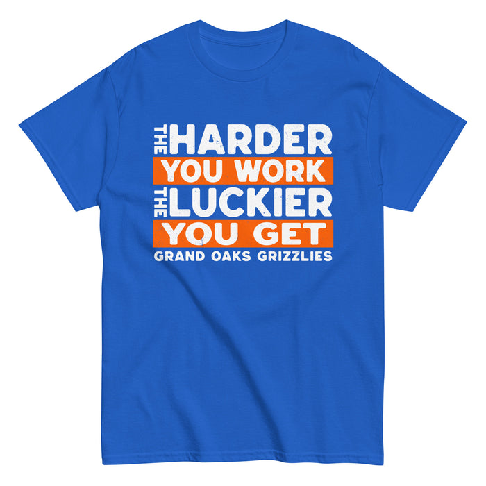 Grand Oaks High School Grizzlies Classic Unisex Royal T-shirt 238