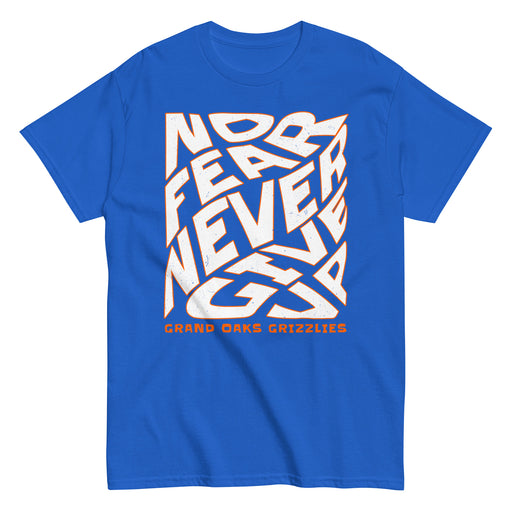 Grand Oaks High School Grizzlies Classic Unisex Royal T-shirt 236