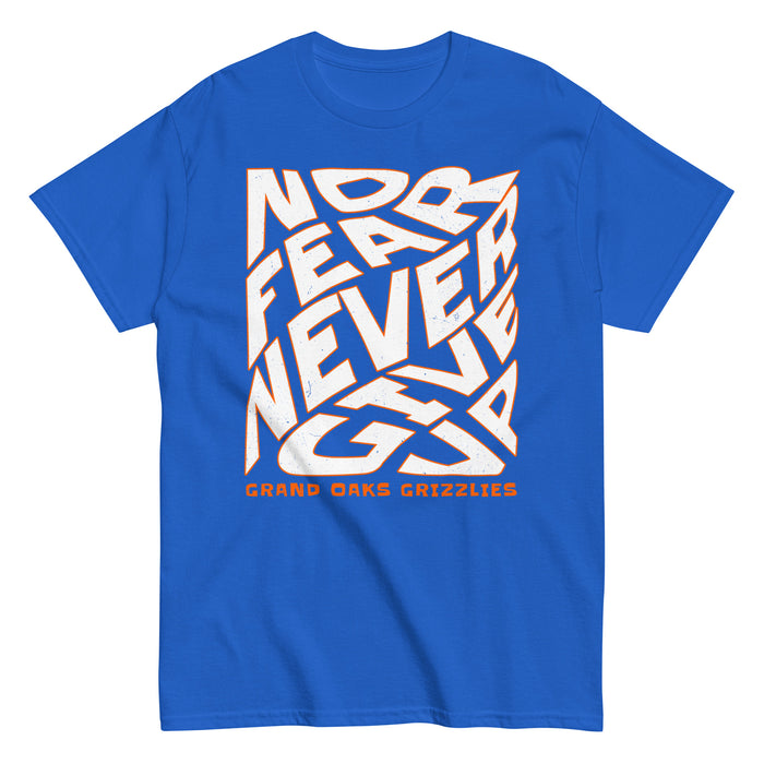 Grand Oaks High School Grizzlies Classic Unisex Royal T-shirt 236