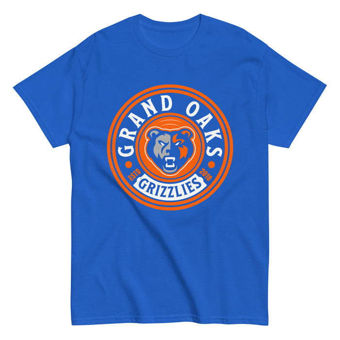Grand Oaks High School Grizzlies Classic Unisex Royal T-shirt 220