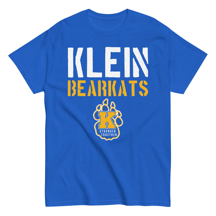 Klein High School Bearkats Royal Blue Classic Unisex T-shirt 017