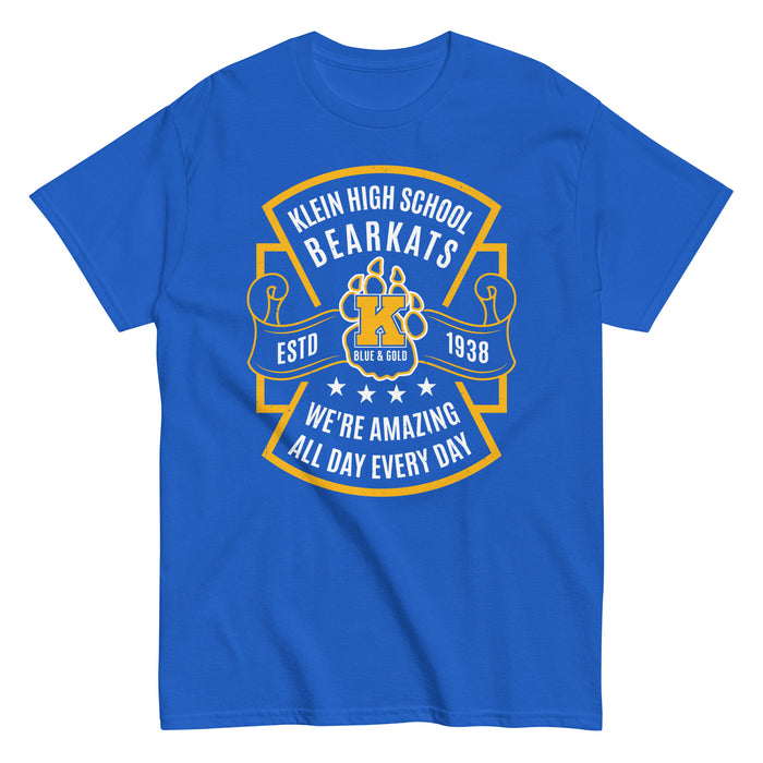 Klein High School Bearkats Royal Blue Classic Unisex T-shirt 207