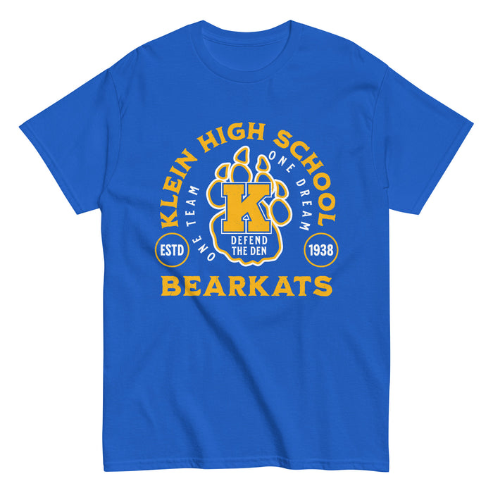 Klein High School Bearkats Royal Blue Classic Unisex T-shirt 208