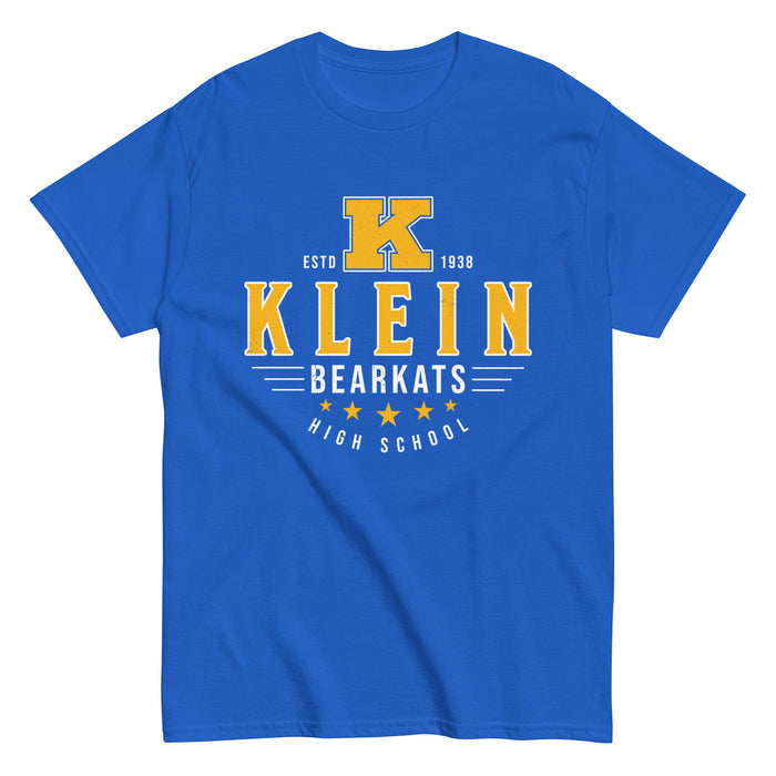 Klein High School Bearkats Royal Blue Classic Unisex T-shirt 217