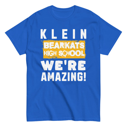 Klein High School Bearkats Royal Blue Classic Unisex T-shirt 231