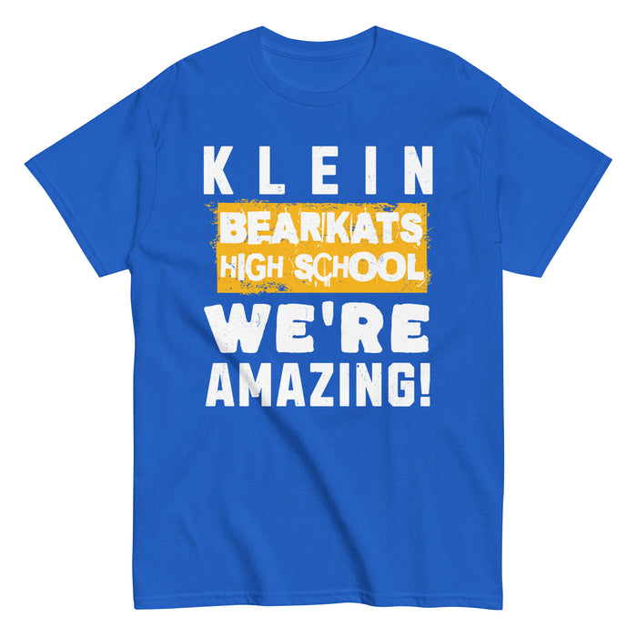 Klein High School Bearkats Royal Blue Classic Unisex T-shirt 231