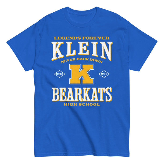 Klein High School Bearkats Royal Blue Classic Unisex T-shirt 230