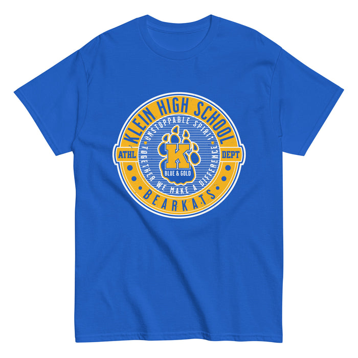 Klein High School Bearkats Royal Blue Classic Unisex T-shirt 224
