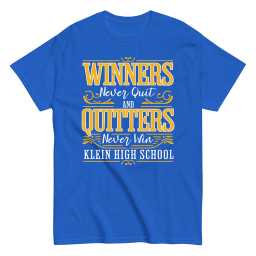 Klein High School Bearkats Royal Blue Classic Unisex T-shirt 237