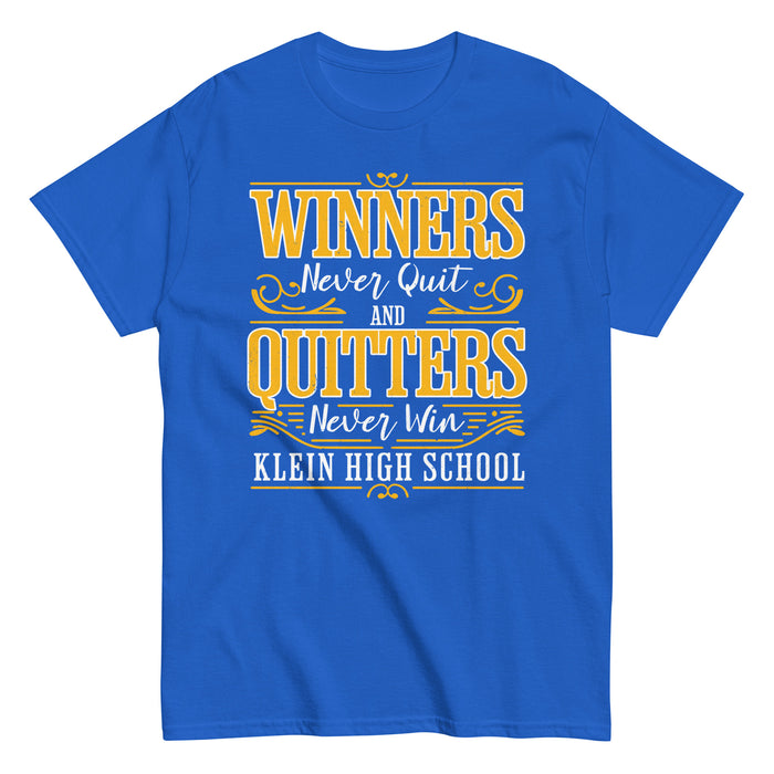 Klein High School Bearkats Royal Blue Classic Unisex T-shirt 237