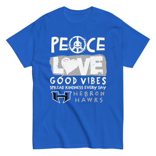 Hebron High School Hawks Royal Blue Classic Unisex T-shirt 240