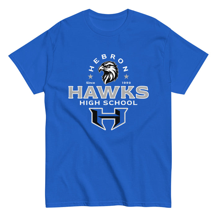 Hebron High School Hawks Royal Blue Classic Unisex T-shirt 222