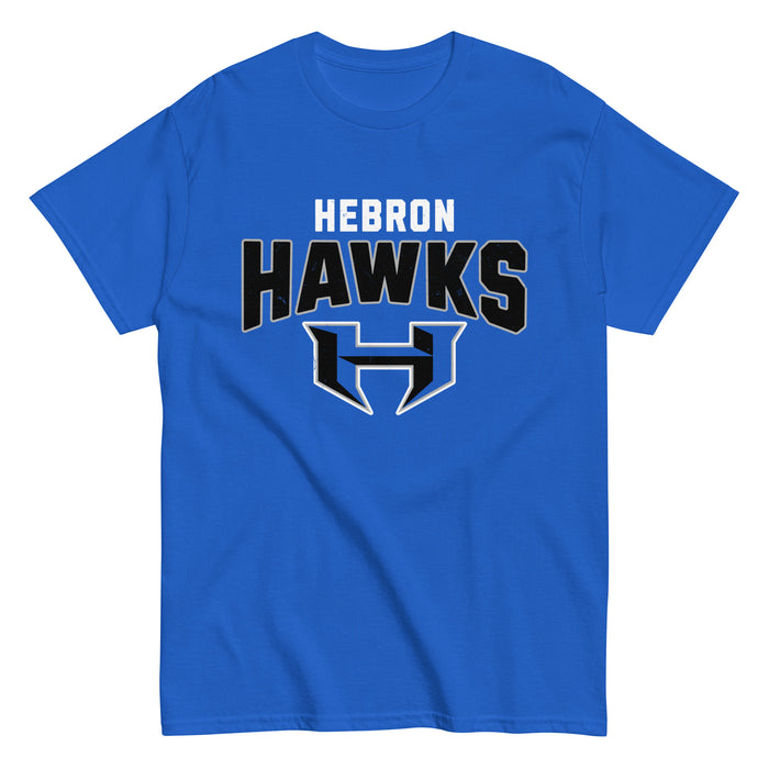 Hebron High School Hawks Royal Blue Classic Unisex T-shirt 234