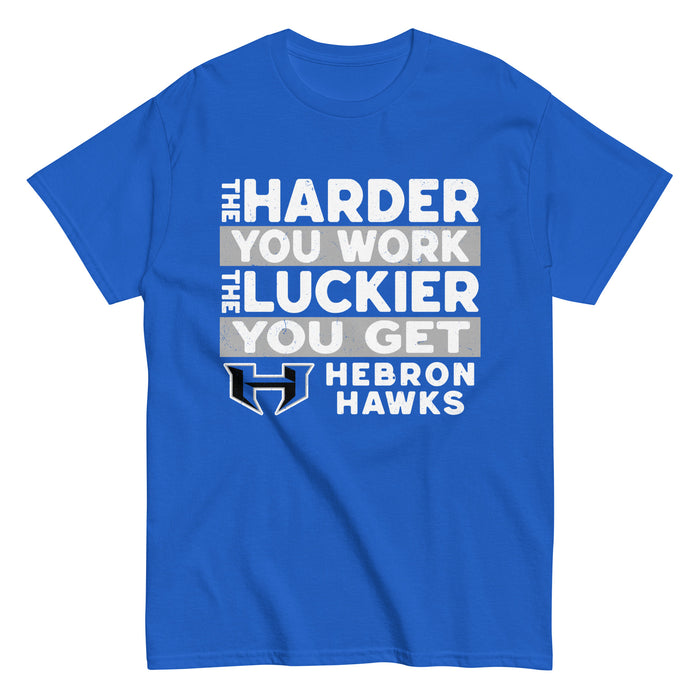 Hebron High School Hawks Royal Blue Classic Unisex T-shirt 238