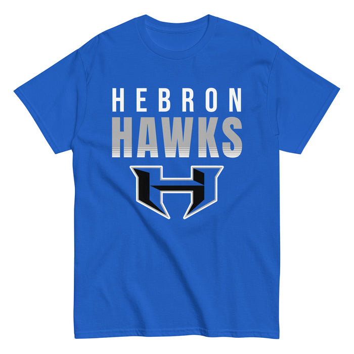 Hebron High School Hawks Royal Blue Classic Unisex T-shirt 024