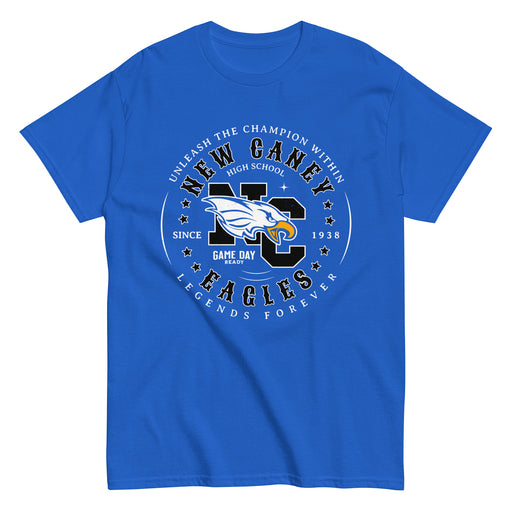 New Caney High School Eagles Royal Blue Classic Unisex T-shirt 214