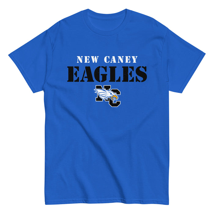 New Caney High School Eagles Royal Blue Classic Unisex T-shirt 017
