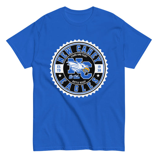 New Caney High School Eagles Royal Blue Classic Unisex T-shirt 203