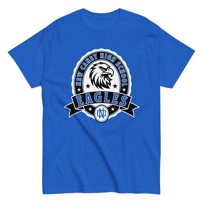 New Caney High School Eagles Royal Blue Classic Unisex T-shirt 212