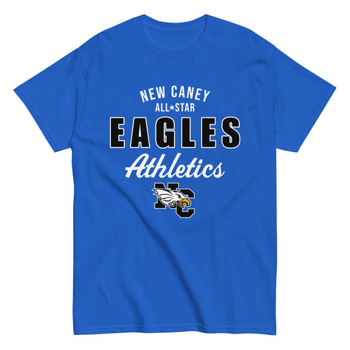 New Caney High School Eagles Royal Blue Classic Unisex T-shirt 034