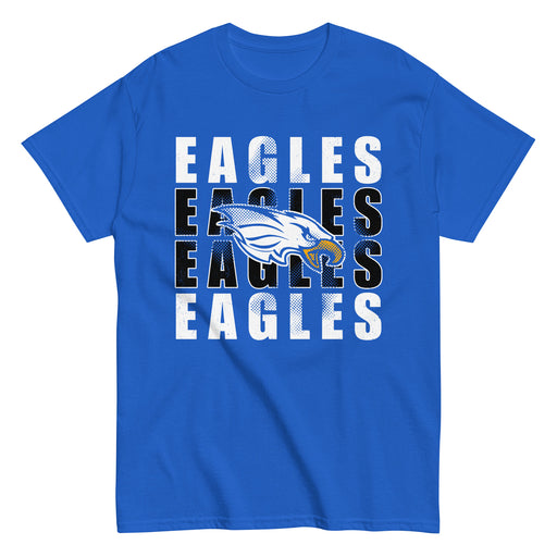 New Caney High School Eagles Royal Blue Classic Unisex T-shirt 233