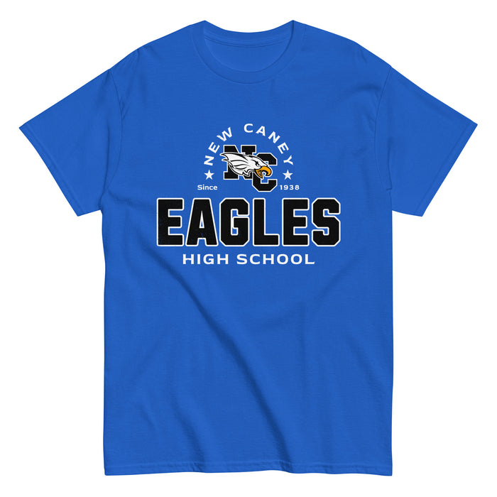 New Caney High School Eagles Royal Blue Classic Unisex T-shirt 222