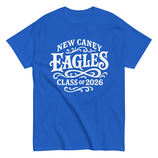 New Caney High School Eagles Royal Blue Classic Unisex T-shirt 255