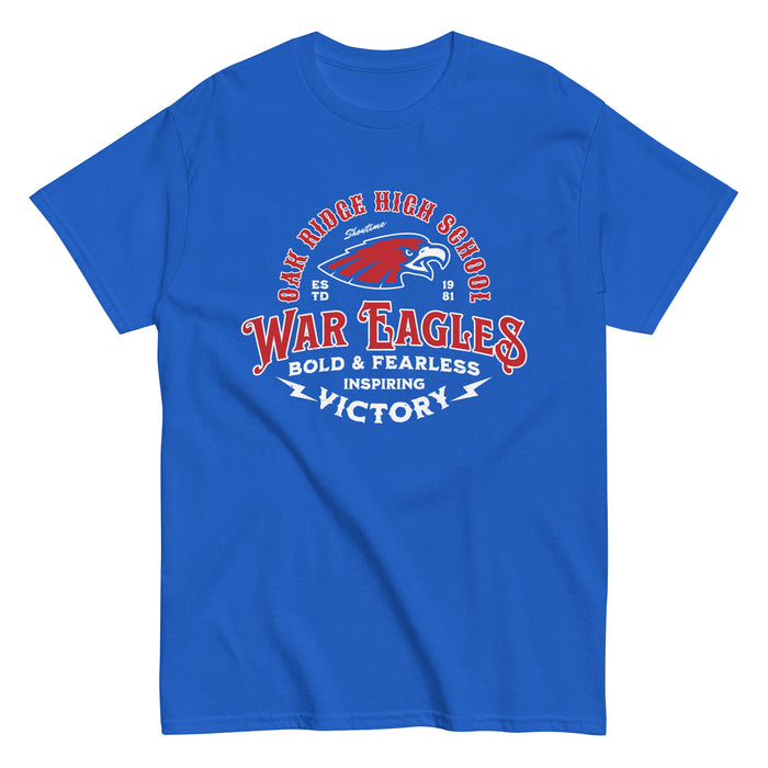 Oak Ridge High School War Eagles Royal Blue Classic Unisex T-shirt 206