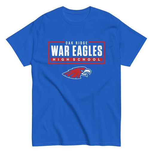 Oak Ridge High School War Eagles Royal Blue Classic Unisex T-shirt 049