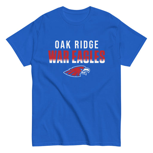 Oak Ridge High School War Eagles Royal Blue Classic Unisex T-shirt 024