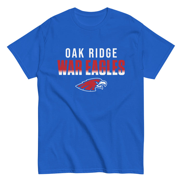Oak Ridge High School War Eagles Royal Blue Classic Unisex T-shirt 024