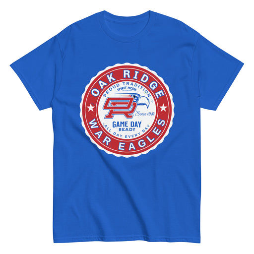 Oak Ridge High School War Eagles Royal Blue Classic Unisex T-shirt 216
