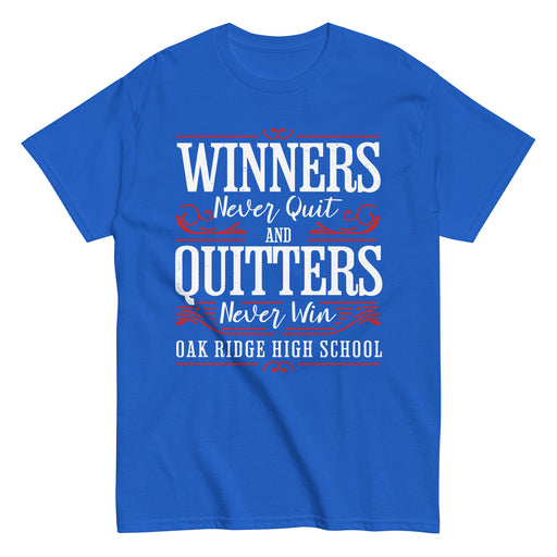 Oak Ridge High School War Eagles Royal Blue Classic Unisex T-shirt 237