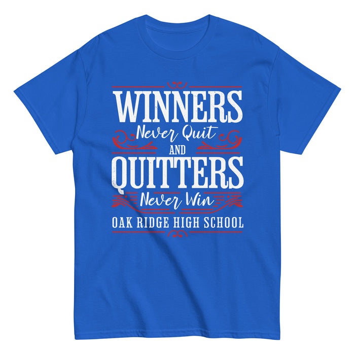 Oak Ridge High School War Eagles Royal Blue Classic Unisex T-shirt 237