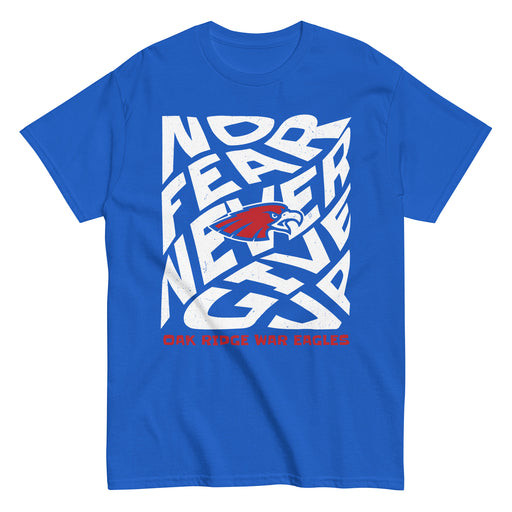 Oak Ridge High School War Eagles Royal Blue Classic Unisex T-shirt 236