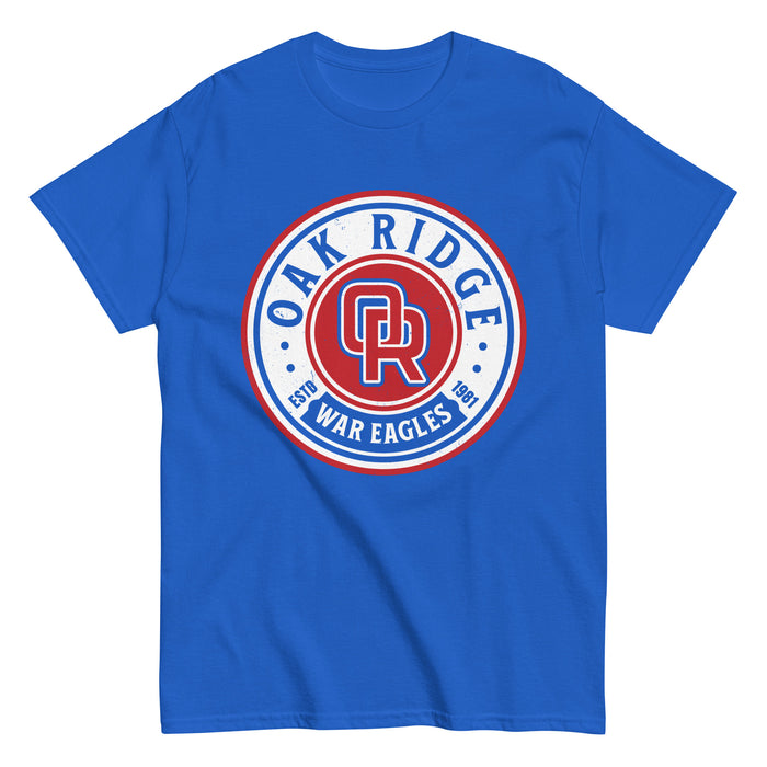 Oak Ridge High School War Eagles Royal Blue Classic Unisex T-shirt 220