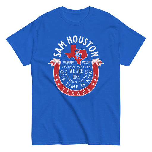 Sam Houston High School Texans Royal Blue Classic Unisex T-shirt 229