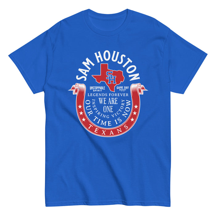 Sam Houston High School Texans Royal Blue Classic Unisex T-shirt 229