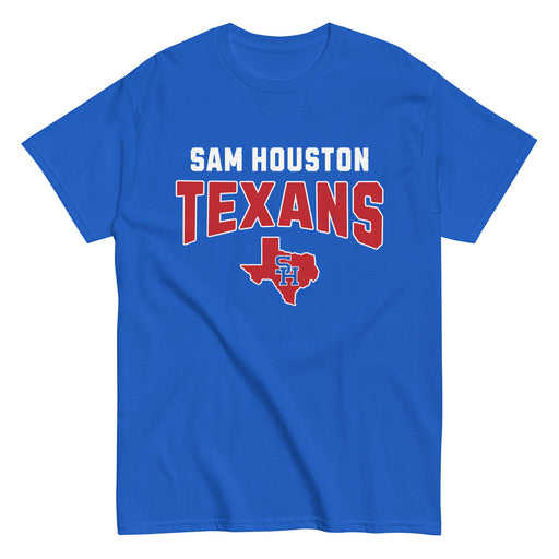 Sam Houston High School Texans Royal Blue Classic Unisex T-shirt 234