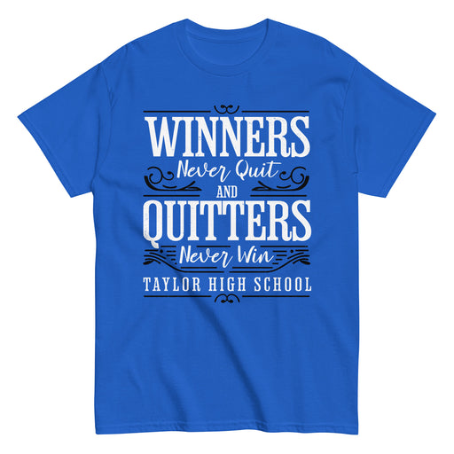 Taylor High School Mustangs Royal Blue Classic Unisex T-shirt 237